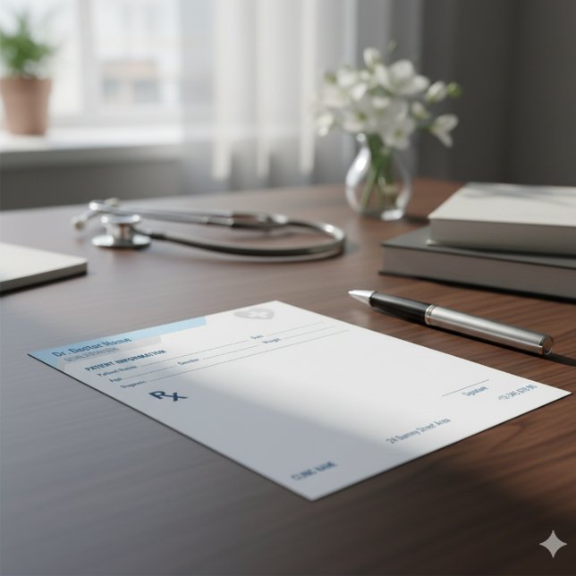 Customizable RX Pad for Doctors - Prescription Pad Anteckningsblock (Customizable RX Pad for Doctors - Prescription Pad)