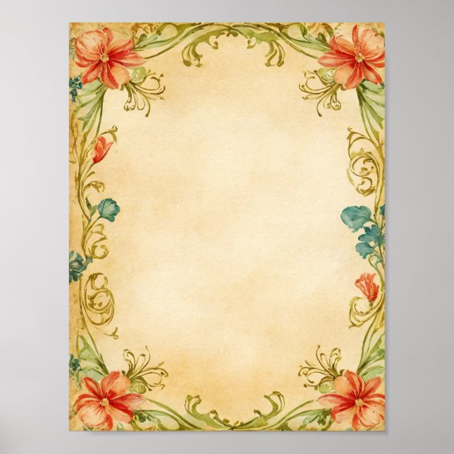 Customizable Scrapbook & Journal Supplies Download Poster (Framsidan)