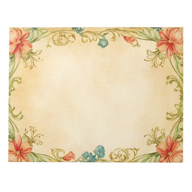 Customizable Scrapbook & Junk Journal Supplies Anteckningsblock (Framsida)