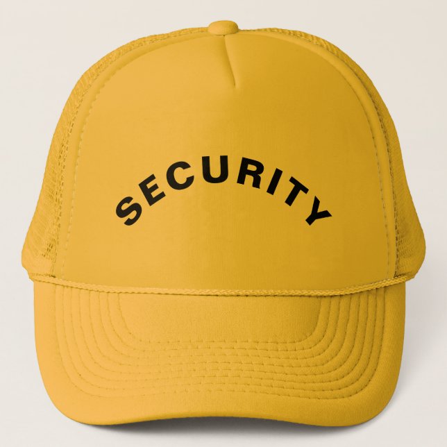 Customizable SECURITY Text Statement Yellow Keps (Framsida)