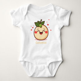 Customizable Smiling Fruit Baby T Shirt
