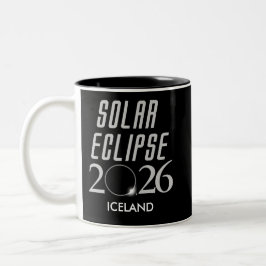 Customizable Solar Eclipse 2026 Mug Två-Tonad Mugg