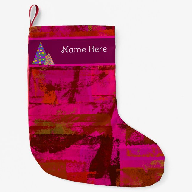 Customizable stocking liten julstrumpa (Framsidan)