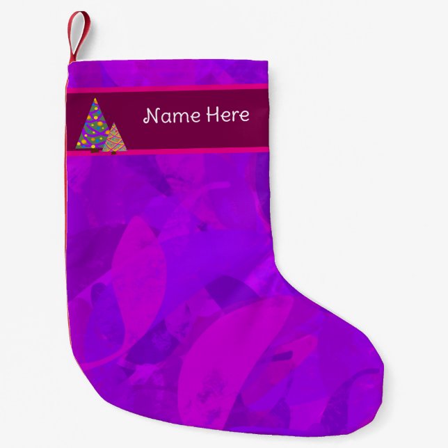 Customizable stocking liten julstrumpa (Framsidan)