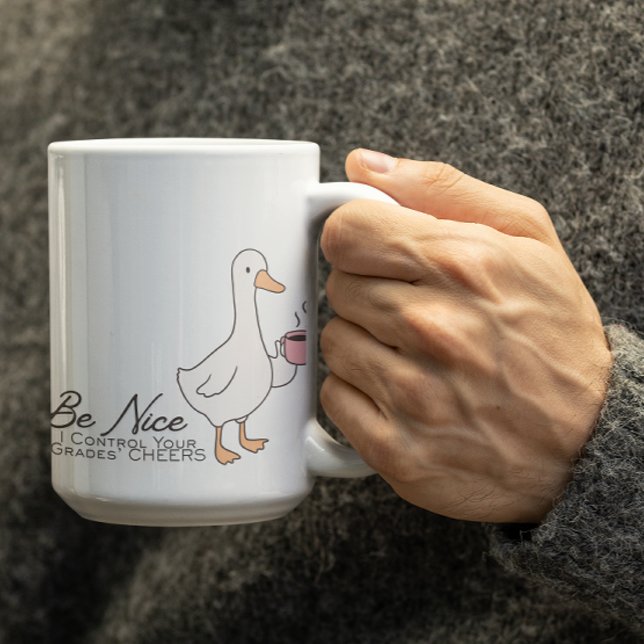 Customizable Teacher controls your grades Mug Kaffemugg (Skapare uppladdad)