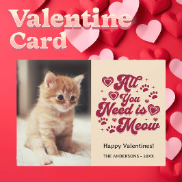 Customizable Valentine Photo Card Holiday Card Julkort
