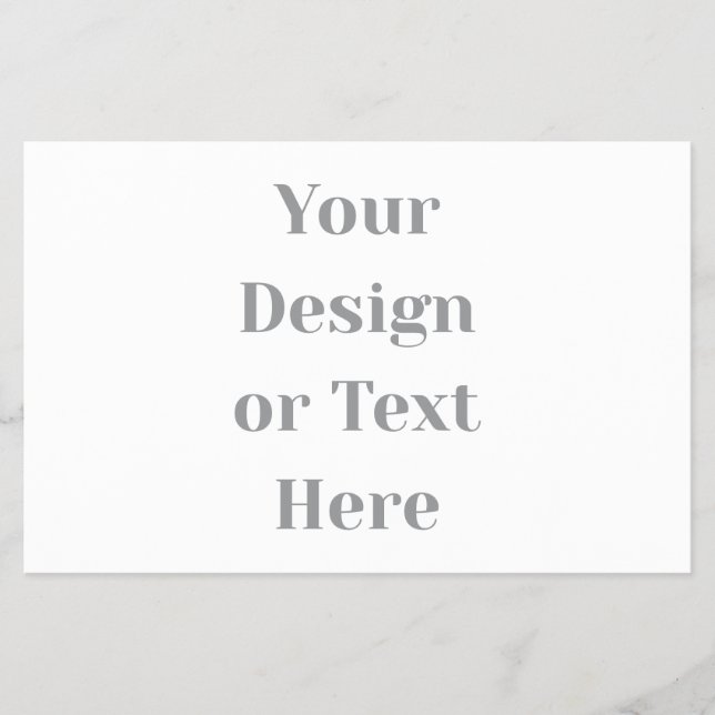 Customizable Your Design or Text Here Personalized Flygblad (Framsidan)