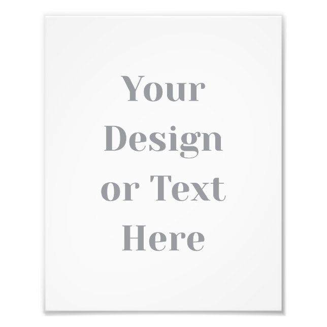 Customizable Your Design or Text Here Personalized Fototryck (Framsidan)