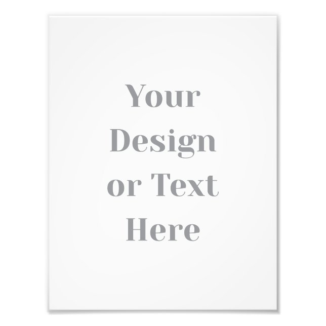 Customizable Your Design or Text Here Personalized Fototryck (Framsidan)