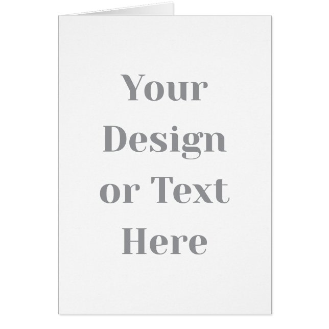 Customizable Your Design or Text Here Personalized Hälsningskort (Framsidan)