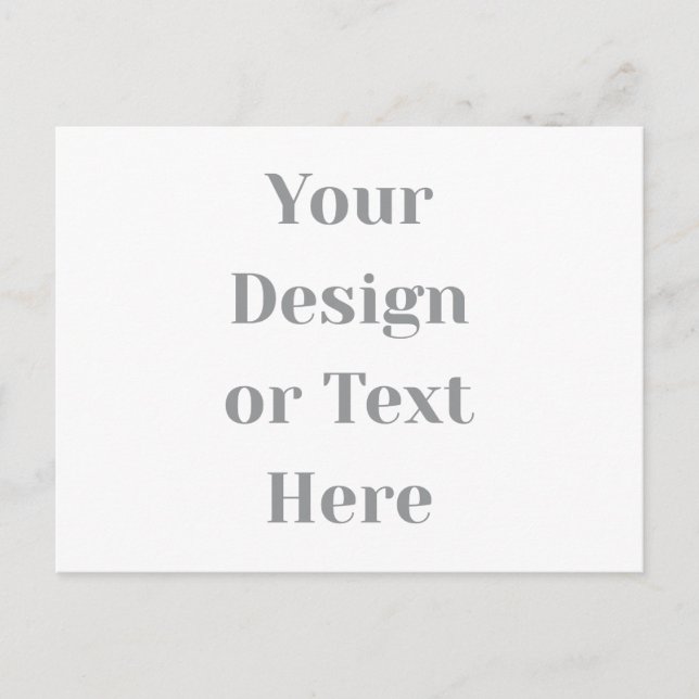 Customizable Your Design or Text Here Personalized Helg Vykort (Framsida)