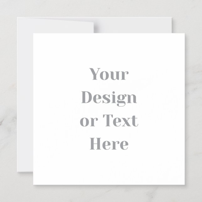Customizable Your Design or Text Here Personalized Magnetisk Inbjudningskort (Framsida)