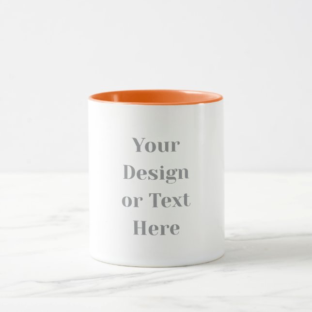 Customizable Your Design or Text Here Personalized Mugg (Center)