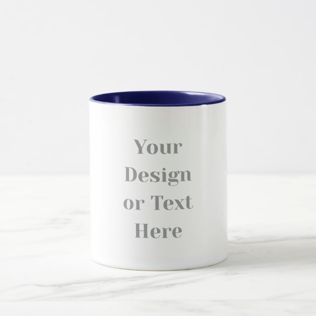 Customizable Your Design or Text Here Personalized Mugg (Center)