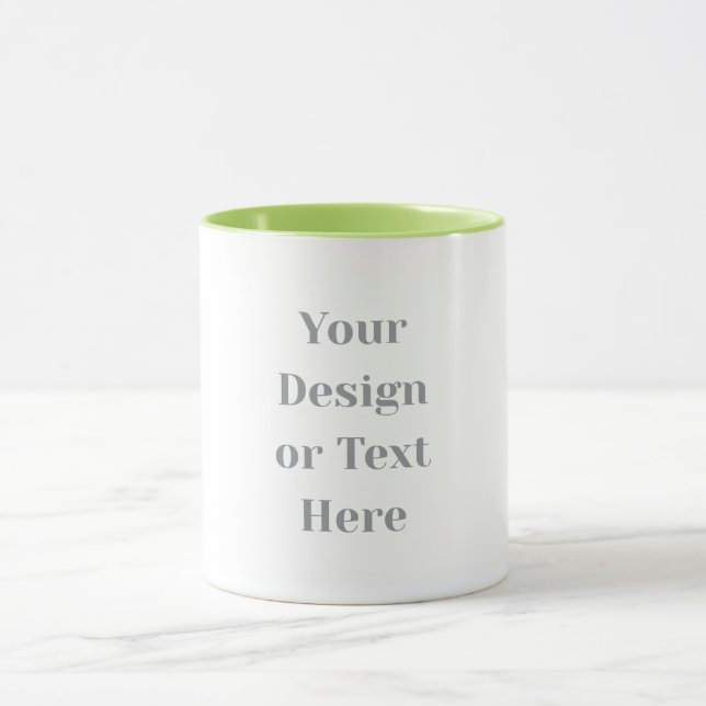 Customizable Your Design or Text Here Personalized Mugg (Center)