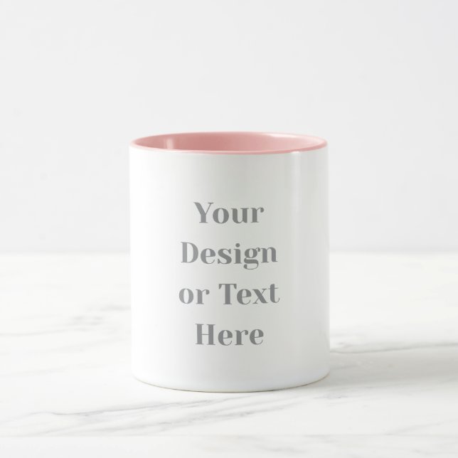 Customizable Your Design or Text Here Personalized Mugg (Center)