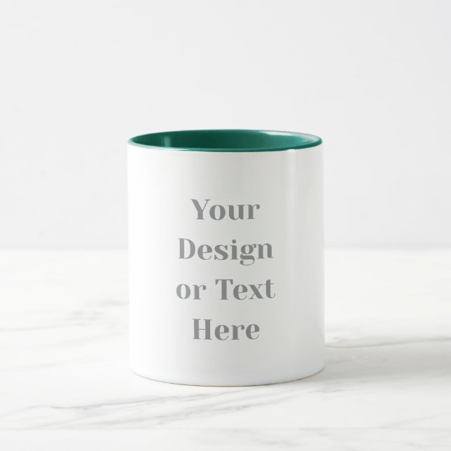Customizable Your Design or Text Here Personalized Mugg (Center)