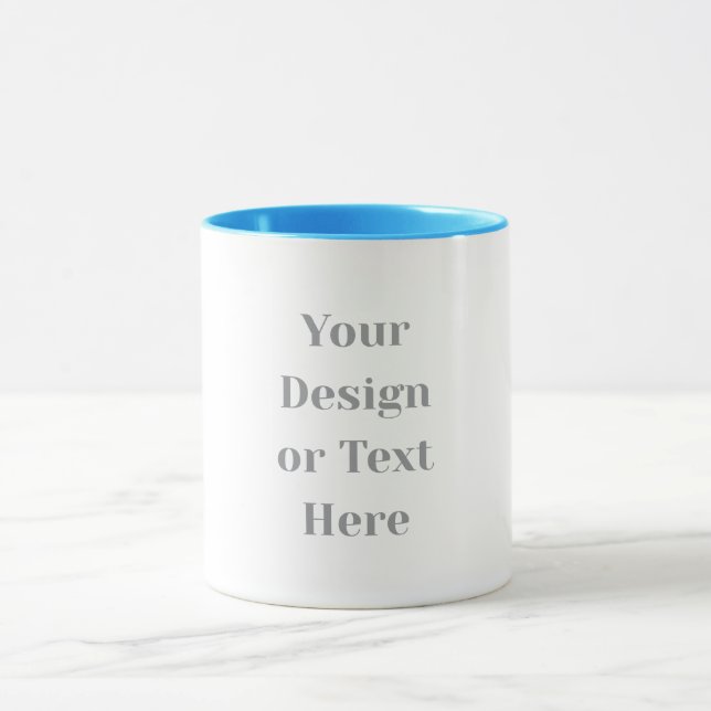 Customizable Your Design or Text Here Personalized Mugg (Center)
