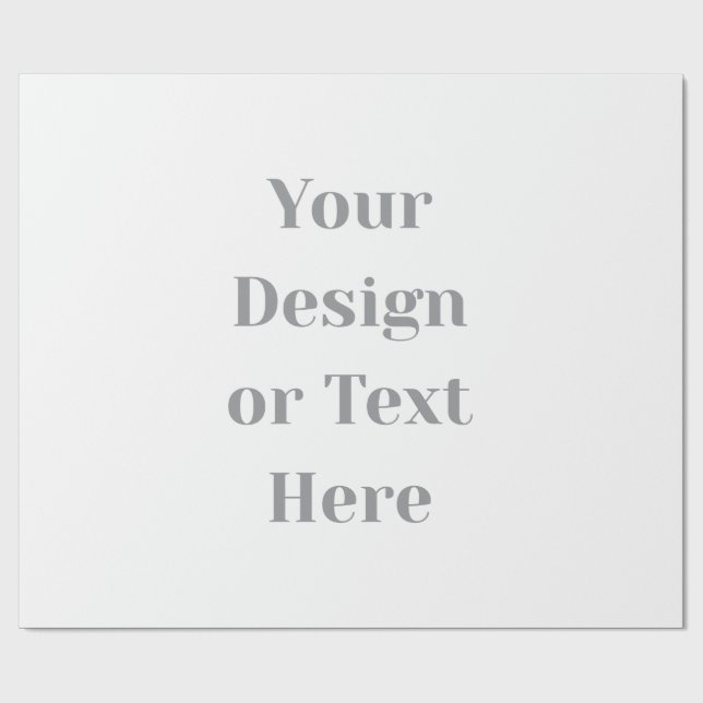 Customizable Your Design or Text Here Personalized Presentpapper (Platt)