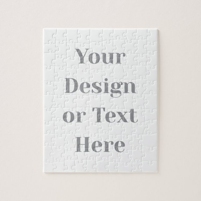 Customizable Your Design or Text Here Personalized Pussel (Vertikal)