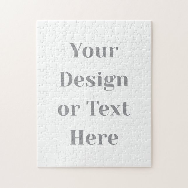 Customizable Your Design or Text Here Personalized Pussel (Vertikal)
