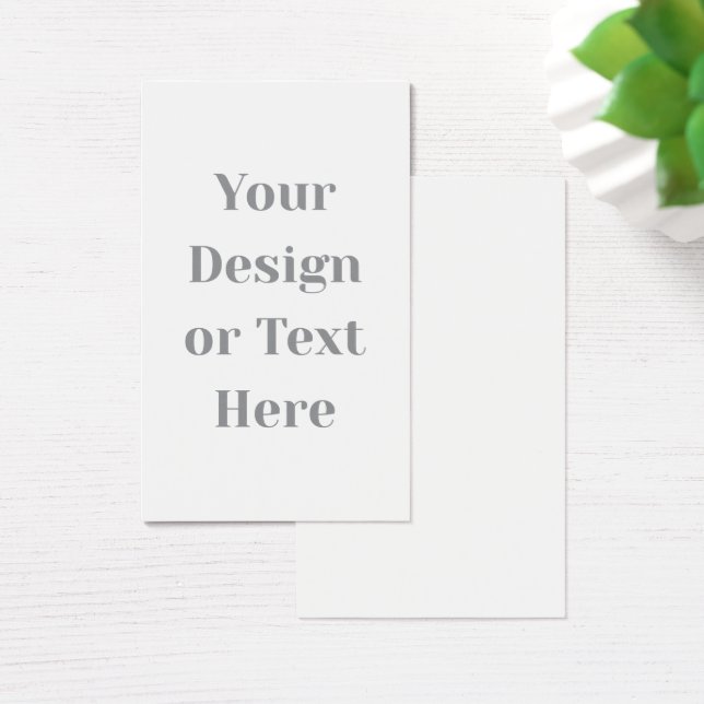 Customizable Your Design or Text Here Personalized Visitkort (Skivbord)
