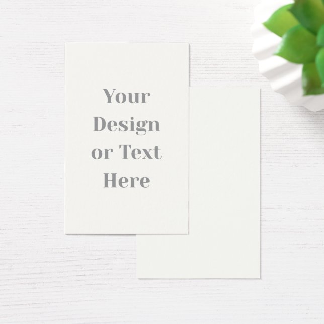 Customizable Your Design or Text Here Personalized Visitkort (Skivbord)