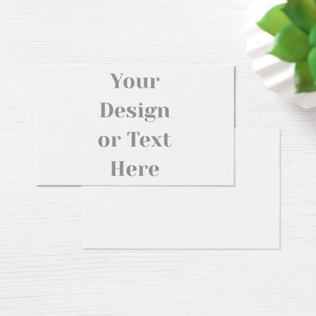 Customizable Your Design or Text Here Personalized Visitkort (Skivbord)