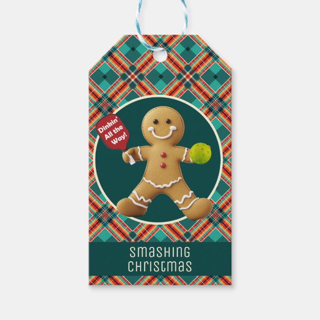 CustomizablePickleball Gingertea Cheer Presentetikett (Framsidan)