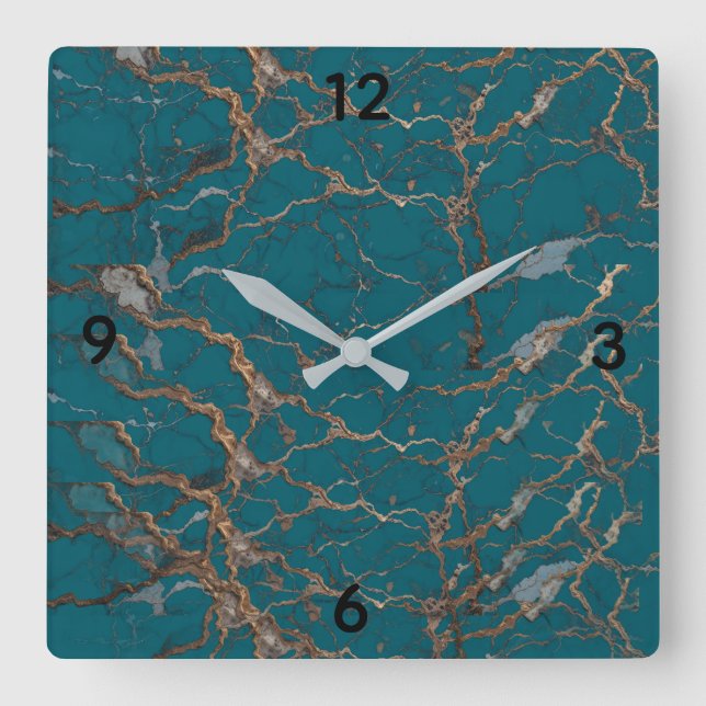 Customize beautiful wall clock  fyrkantig klocka (Framsida)