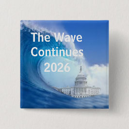 Customize Blue Wave Election 2026 Button Knapp