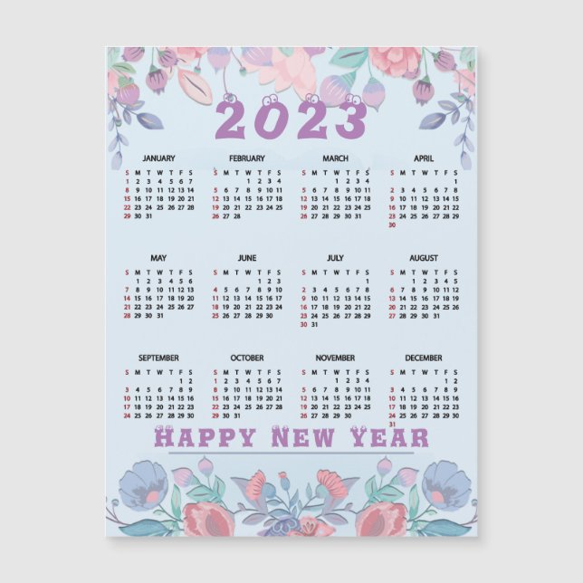 Customize Budget Calendar 2023 Merry Christmas (Framsida)
