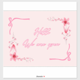 Customize Business Advertisement 2 Klistermärken