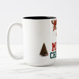 Customize Christmas mug gift Två-Tonad Mugg