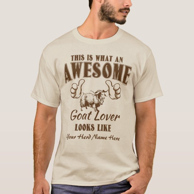 CUSTOMIZE Fantastisk Goat Älskare Angora Goat Tröja (Framsida)