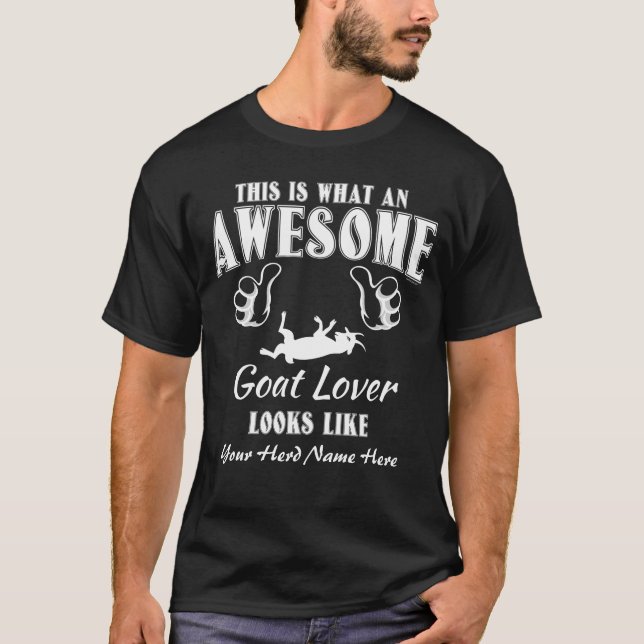 CUSTOMIZE Fantastisk Goat Älskare Myotonic Fainter Tröja (Framsida)