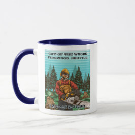 Customize Firewood Service Business Promotional Mugg