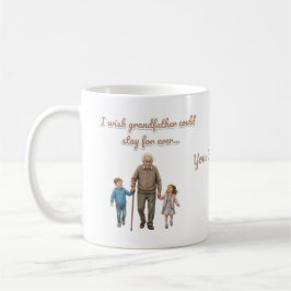 Customize grandpa name kaffemugg