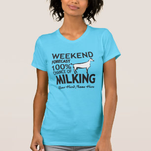 CUSTOMIZE Helg Prorecast Milking Oberhasli Goat Tee