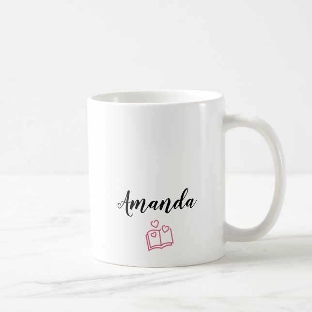 Customize personalized name teacher mug kaffemugg (Höger)