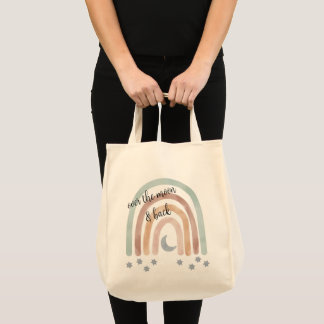 Customize Tote Bags - Over the moon nad back Tygkasse