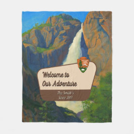 Customize Yosemite Falls Park Family Adventure Fleecefilt