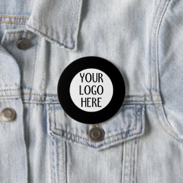 Customize Your Black White company logo Knapp
