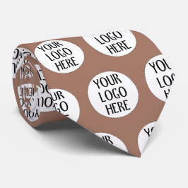 Customize Your Mocha Brown company logo pattern Slips