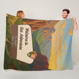 Customize Zion Canyon Family Adventure Fleecefilt