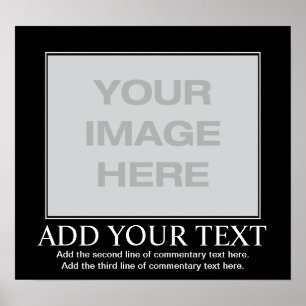 Customizeable Motivational affisch -