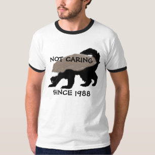 Customizeable som inte att bry sig honey tee shirt
