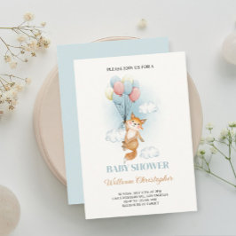 Customized Baby Shower Card, Baby shower card for Kort