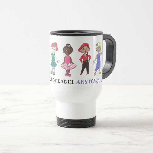 Customized Dance School Studio Teacher Ballet Jazz Resemugg (Framsida höger)