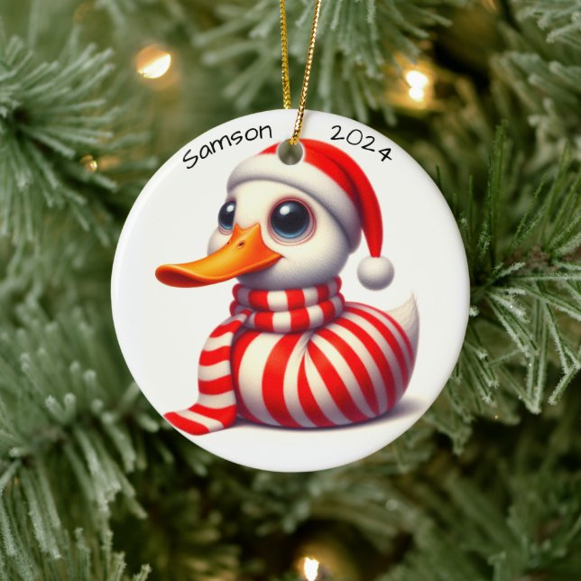 Customized Duck Christmas Ornament (Träd)